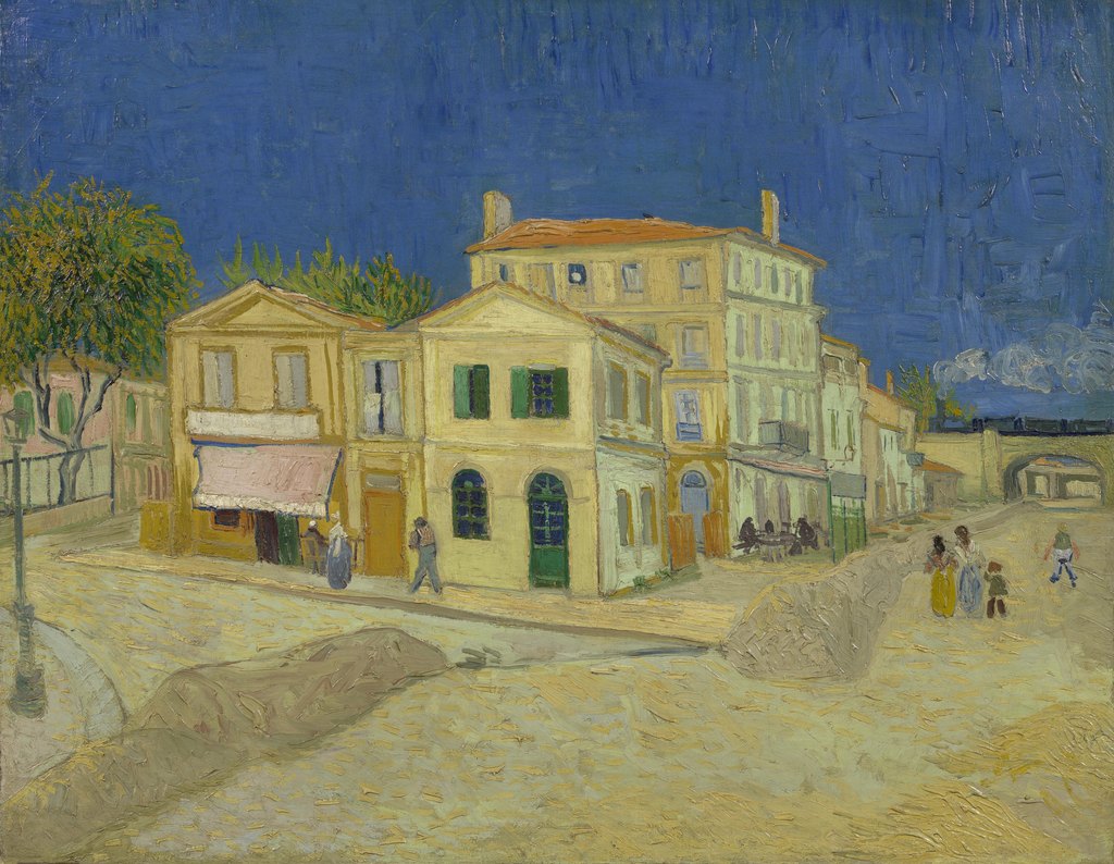 La casa amarilla («La calle»), Vincent van Gogh, Arlés, septiembre de 1888