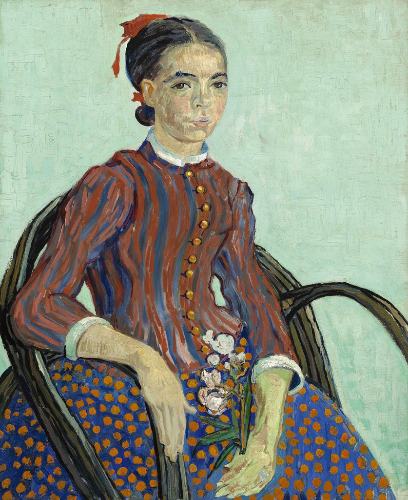 La Mousmé, Vincent van Gogh, Arlés, julio de 1888