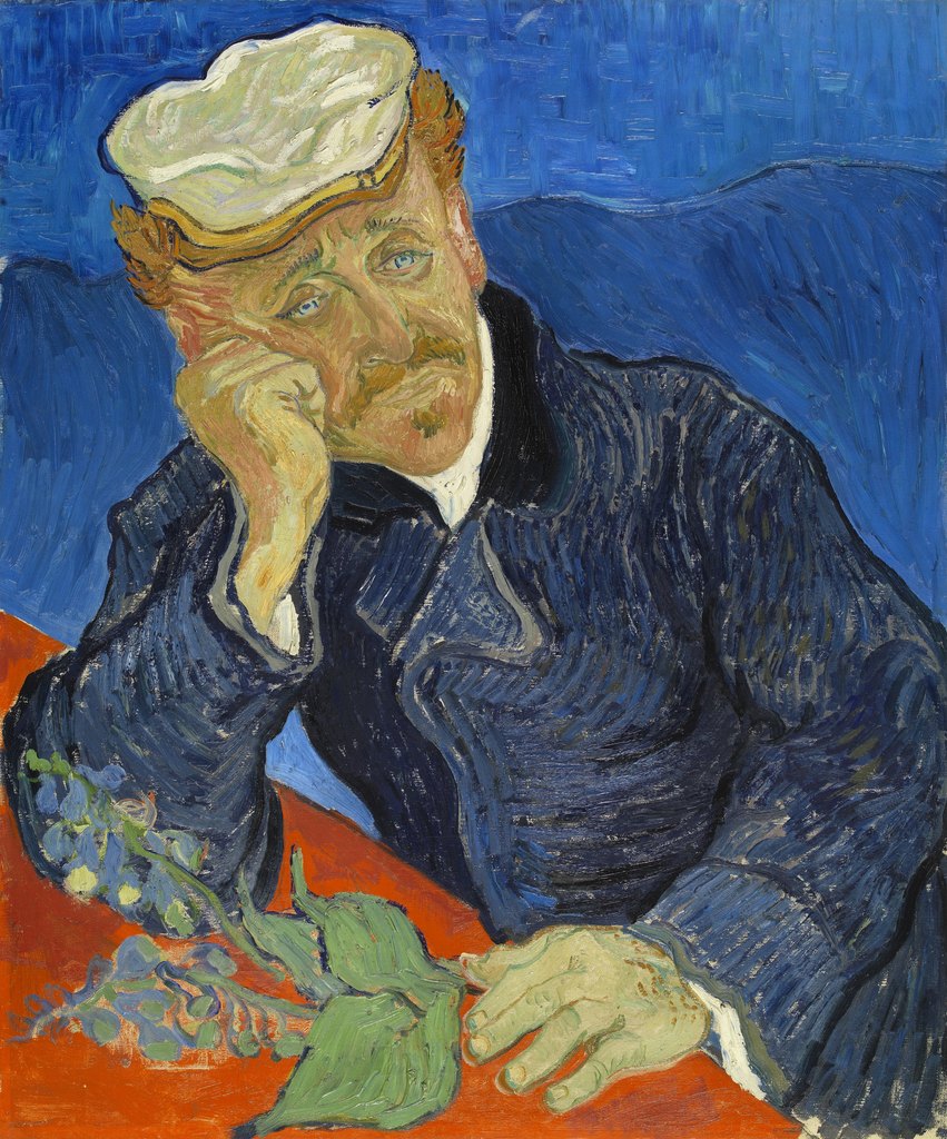 Retrato del doctor Gachet, Vincent van Gogh, Auvers-sur-Oise, junio de 1890 (segunda versión)