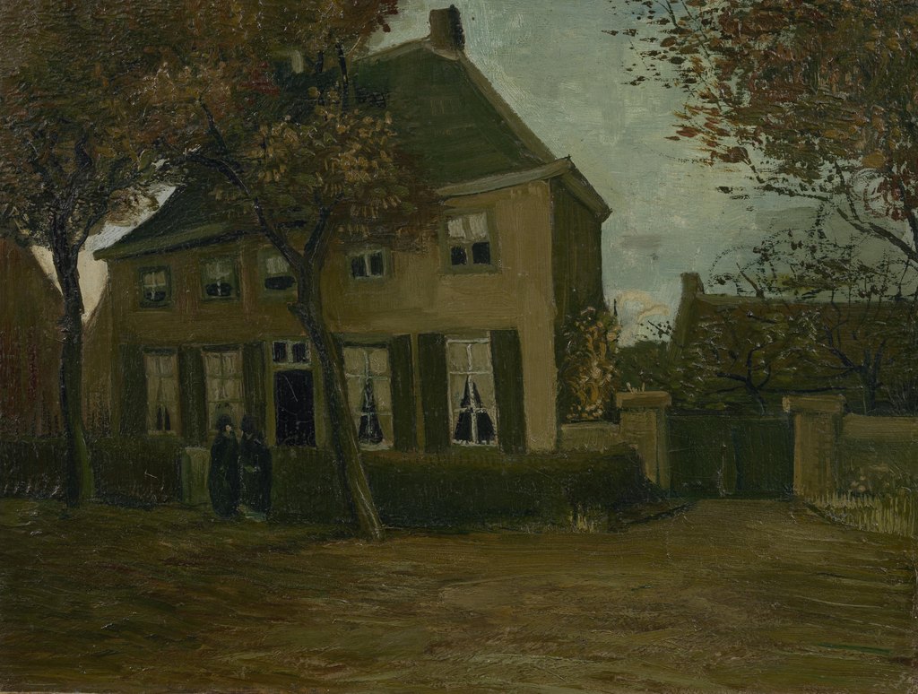 La casa parroquial de Nuenen, Vincent van Gogh, Nuenen, septiembre-octubre de 1885