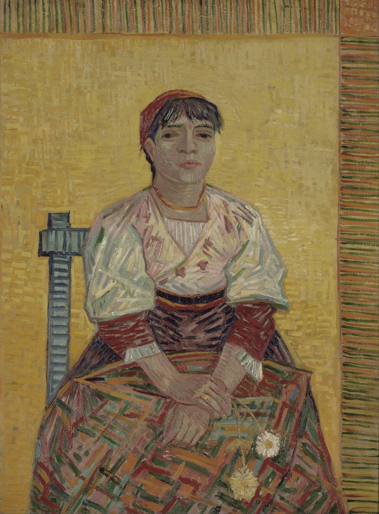 La italiana, Vincent van Gogh, París, finales de 1887