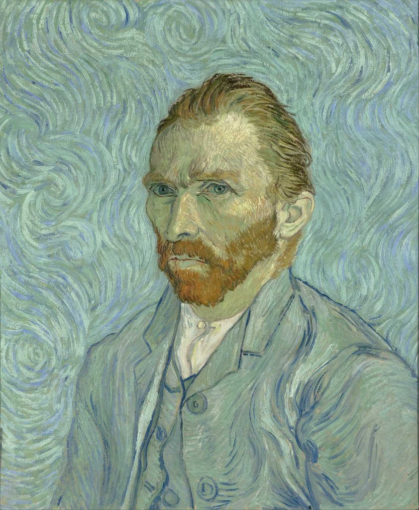 Autorretrato, Vincent van Gogh, Saint-Rémy, septiembre de 1889