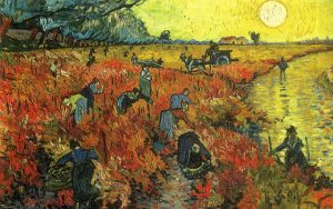 El viñedo rojo, de Van Gogh