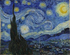 La noche estrellada, de Van Gogh