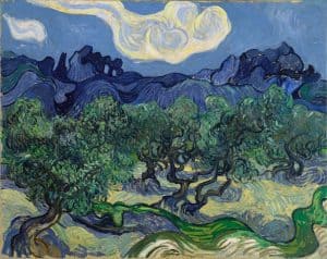 Los olivos, de Van Gogh