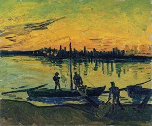 Los descargadores en Arlés, de Van Gogh