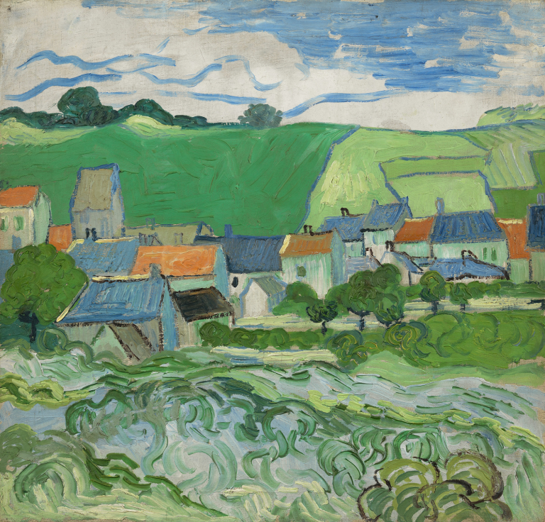 Vista de Auvers-sur-Oise (1890), Vincent van Gogh