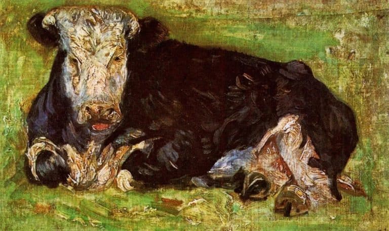 Vaca deitada (1883), Vincent van Gogh