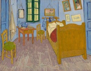 El dormitorio en Arlés, tercera versión, de Van Gogh