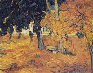 Jardín del hospital de Saint-Paul, de Van Gogh