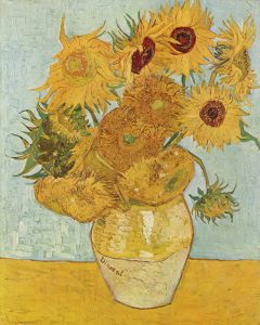 Jarrón con doce girasoles, de Van Gogh
