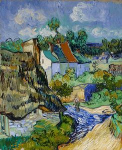 Casas en Auvers, de Van Gogh