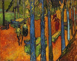 Hojas que caen, de Van Gogh