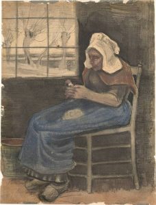 Dibujos de mujeres, de Van Gogh