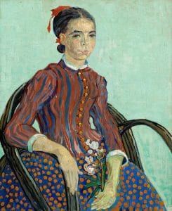La Mousmé, sentada, de Van Gogh