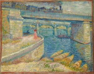 Puentes sobre el Sena en Asnières, de Van Gogh