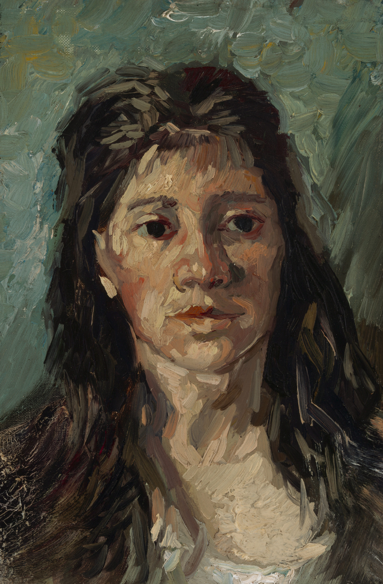 Cabeça de mulher (Antuérpia, 1885), Vincent van Gogh