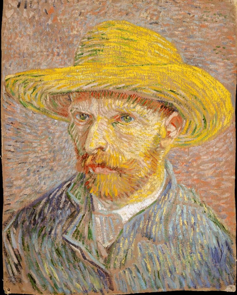 Autorretrato com Chapéu de Palha (Met), Vincent van Gogh