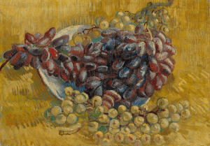 Bodegón con uvas, de Van Gogh