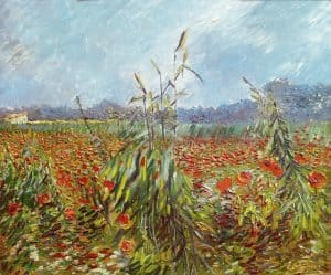 Espigas verdes de trigo, de Van Gogh