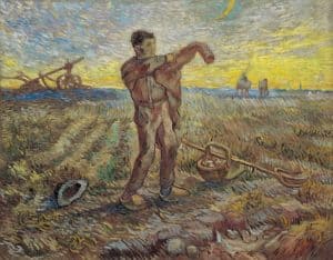 El final del día, de Van Gogh