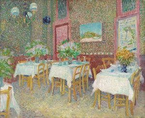 Interior de un restaurante, de Van Gogh