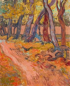 Camino en el jardín del asilo, de Van Gogh