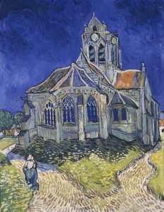 La iglesia de Auvers-sur-Oise, de Van Gogh