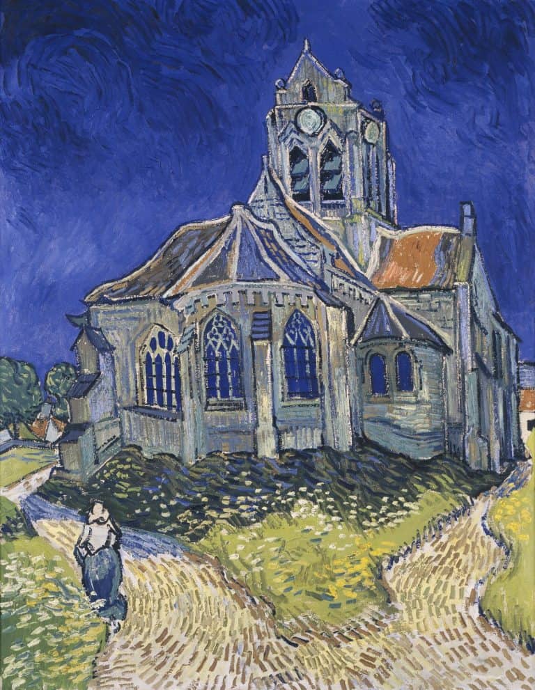 A igreja de Auvers, Vincent van Gogh