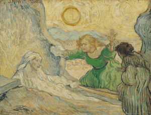 La resurrección de Lázaro, de Van Gogh
