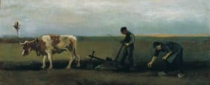 La siembra de la patata, de Van Gogh