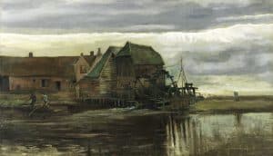 Molino de agua en Gennep, de Van Gogh