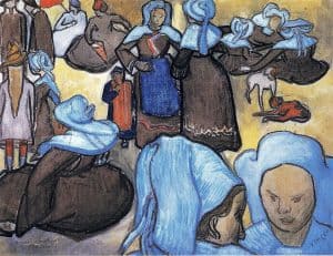 Bretonas (según Émile Bernard), de Van Gogh