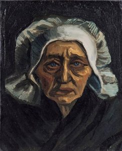 Retrato de una anciana con cofia blanca, de Van Gogh