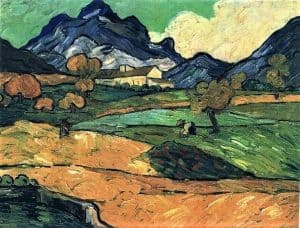 El monte Gaussier con el Mas de Saint-Paul, de Van Gogh