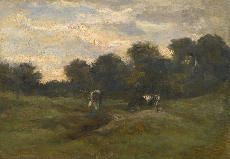 Vacas no pasto (1883), Vincent van Gogh