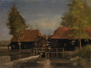 Molino de agua en Kollen cerca de Nuenen, de Van Gogh
