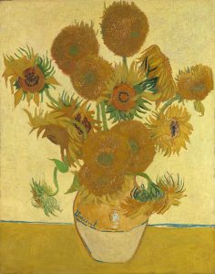 Jarrón con quince girasoles, de Van Gogh