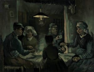 Los comedores de patatas, versión del Kröller-Müller, de Van Gogh
