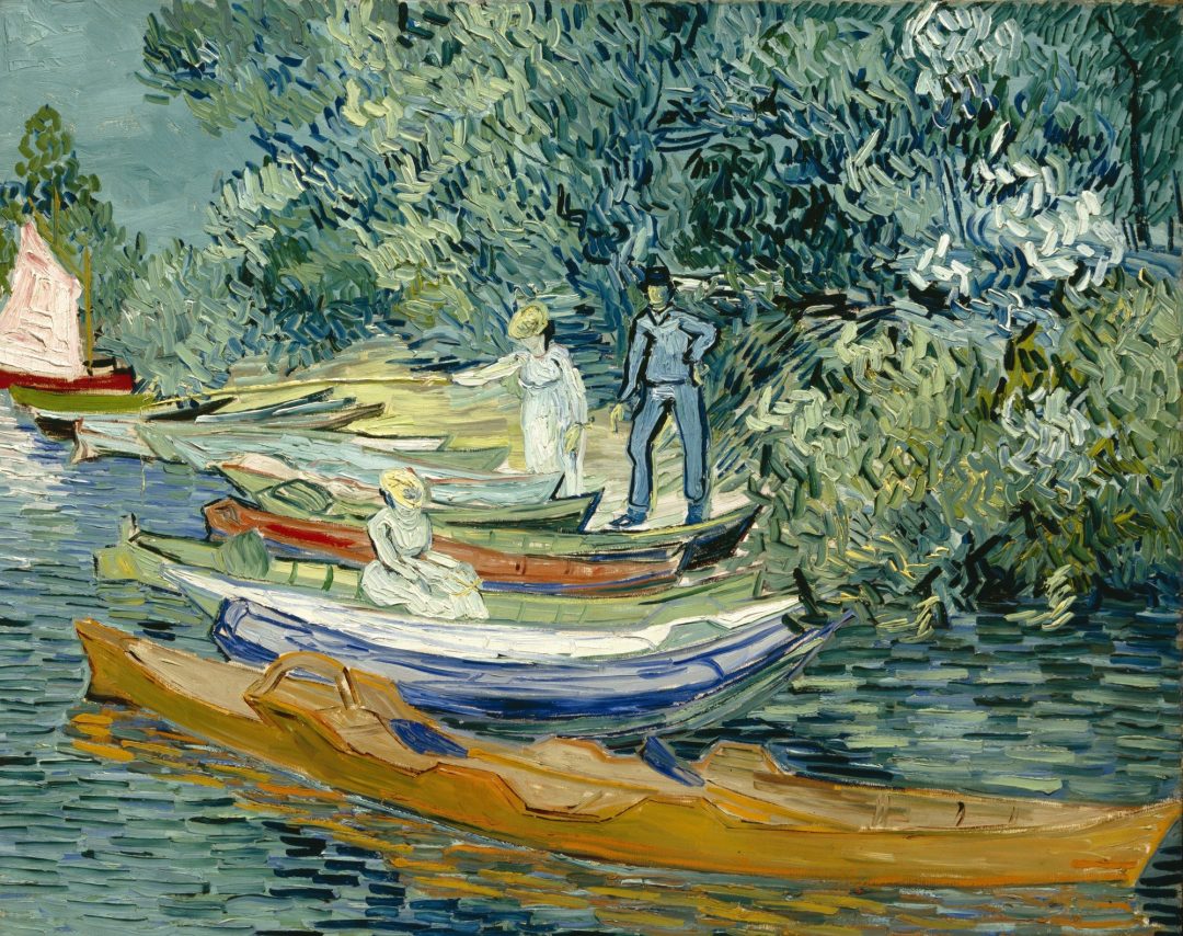 A orillas del Oise en Auvers, Van Gogh, 1890, Detroit Institute of Arts