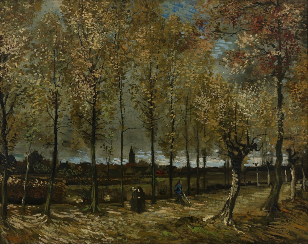 Alameda cerca de Nuenen, Van Gogh, 1885, Museo Boijmans Van Beuningen
