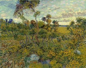 Atardecer en Montmajour, de Van Gogh