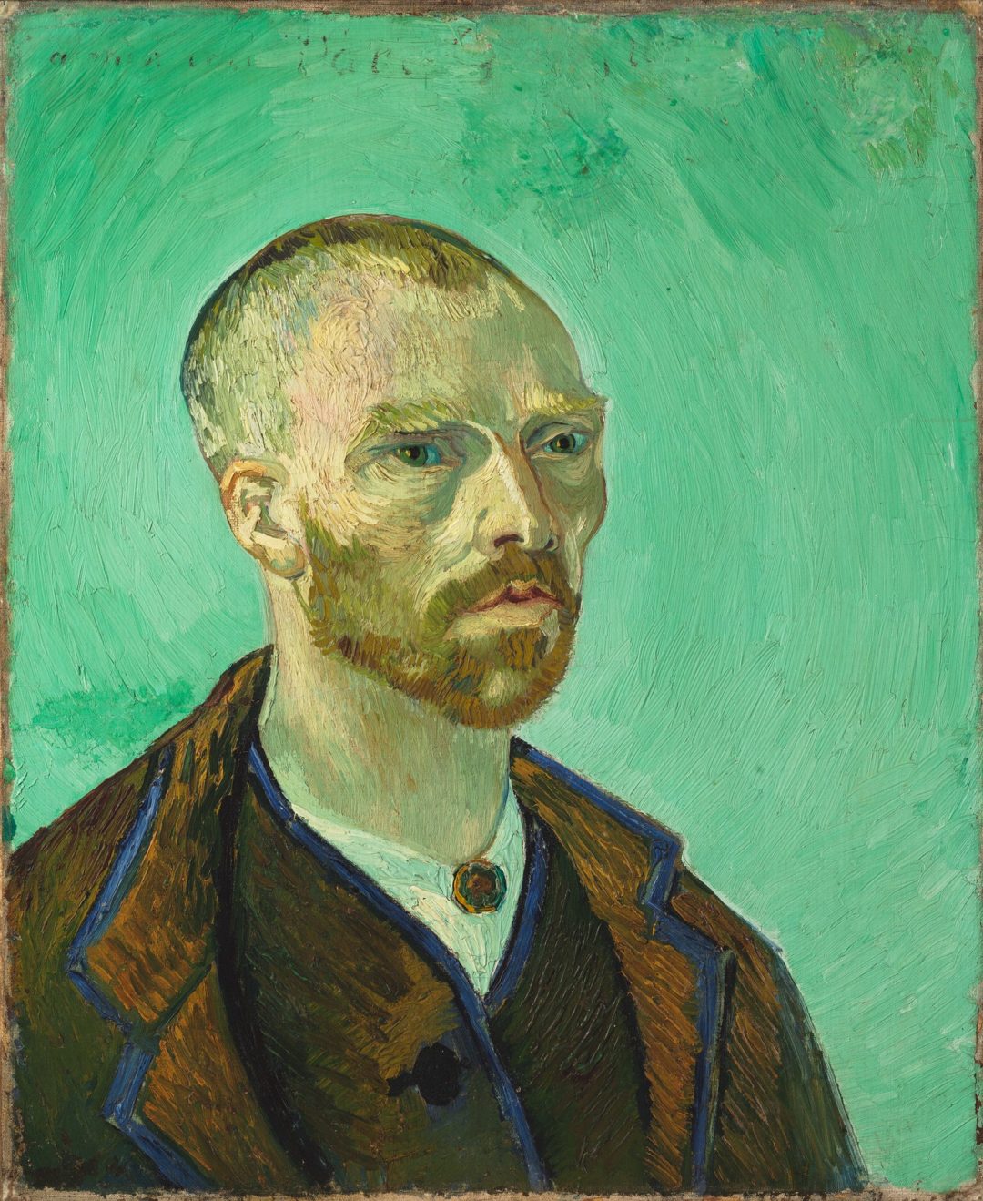 Autorretrato dedicado a Paul Gauguin, Vincent van Gogh, 1888, Harvard Art Museums