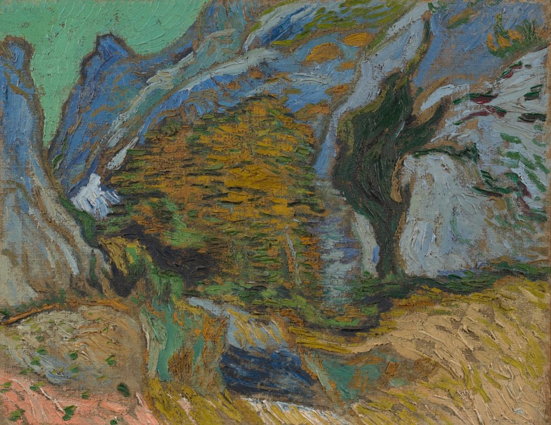 Barranco con un arroyo (Les Peiroulets), Vincent van Gogh, 1889, Museo Van Gogh