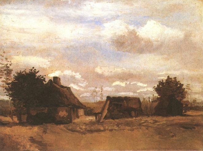 Cabaña, Van Gogh, Nuenen, 1885