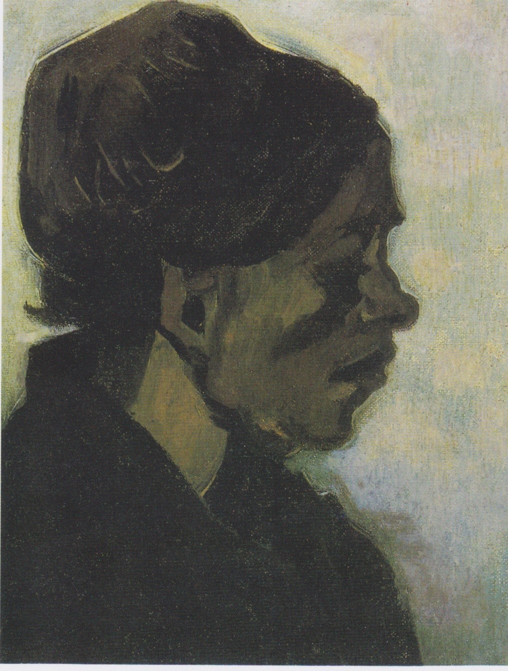 Cabeza de campesina brabanzona, Van Gogh, 1885