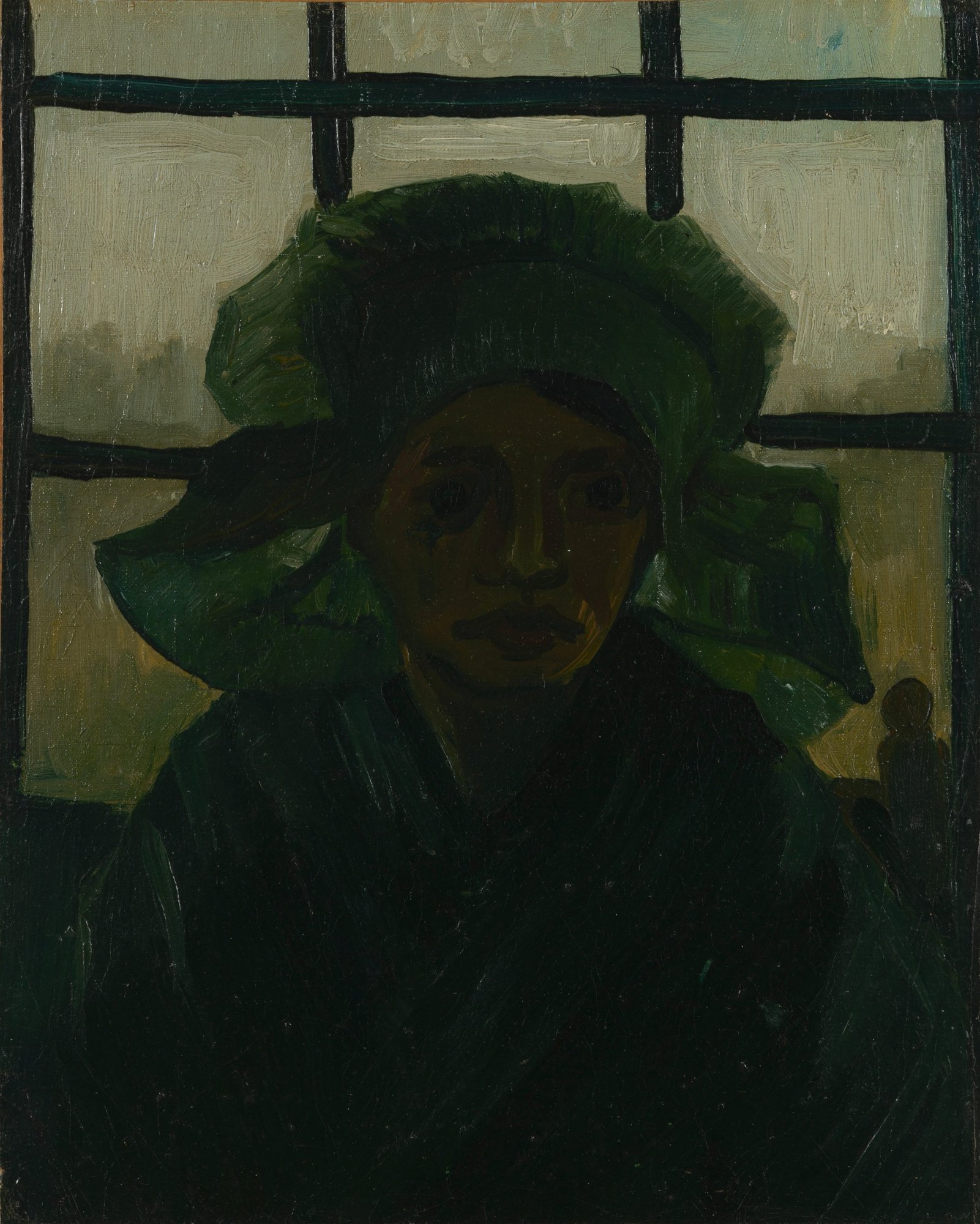 Cabeza de mujer a contraluz, Van Gogh, 1885