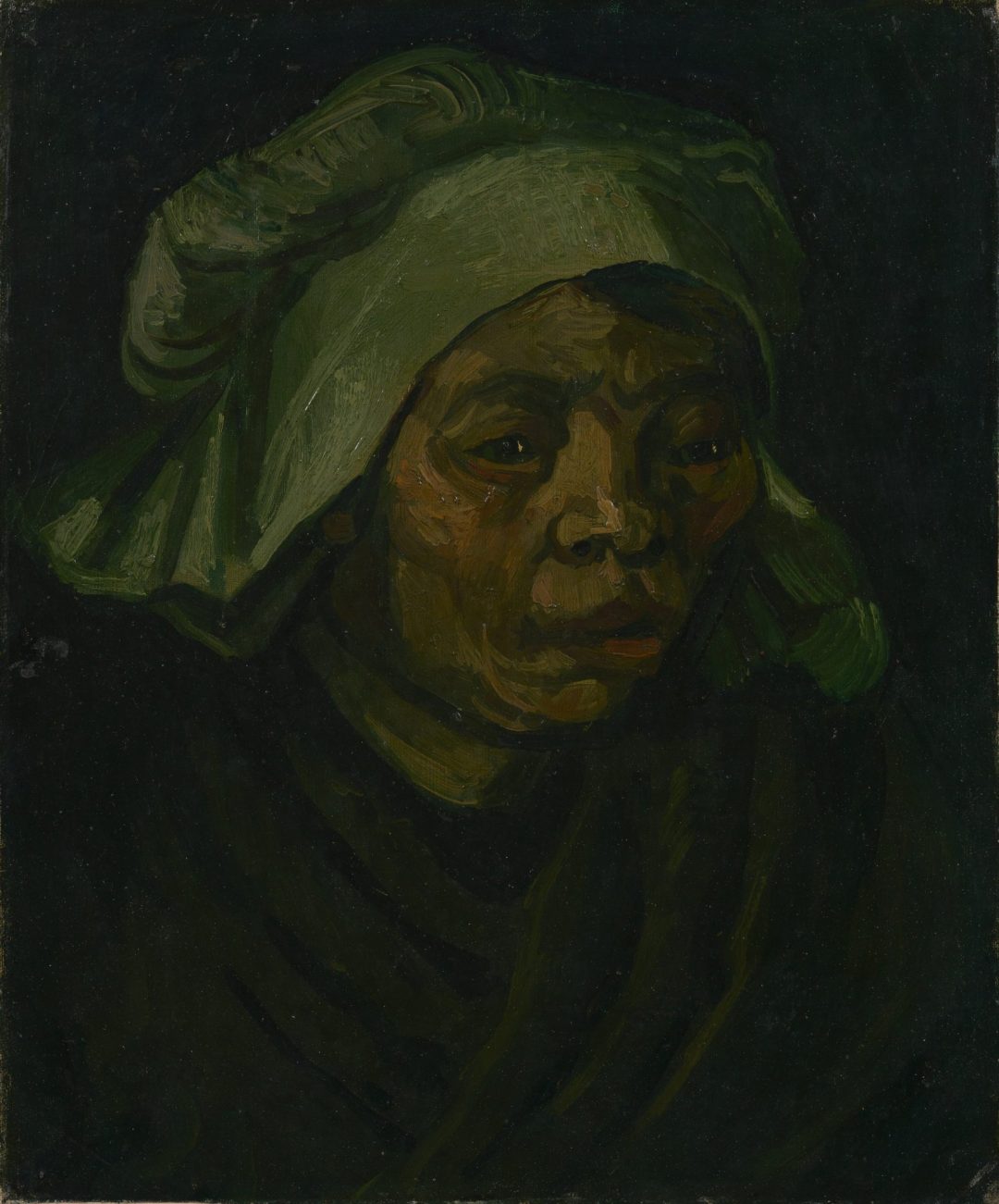 Cabeza de mujer, Van Gogh, 1885, Museo Van Gogh