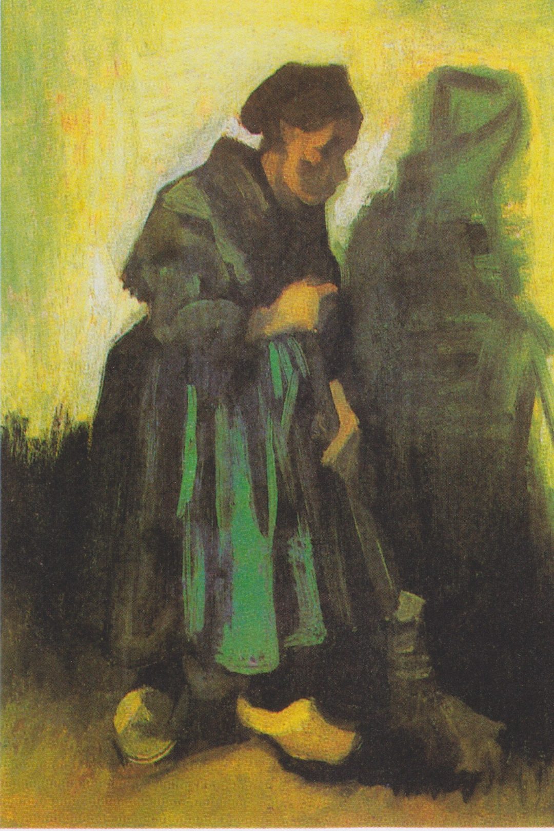 Campesina barriendo, Van Gogh, 1885, Kröller-Müller
