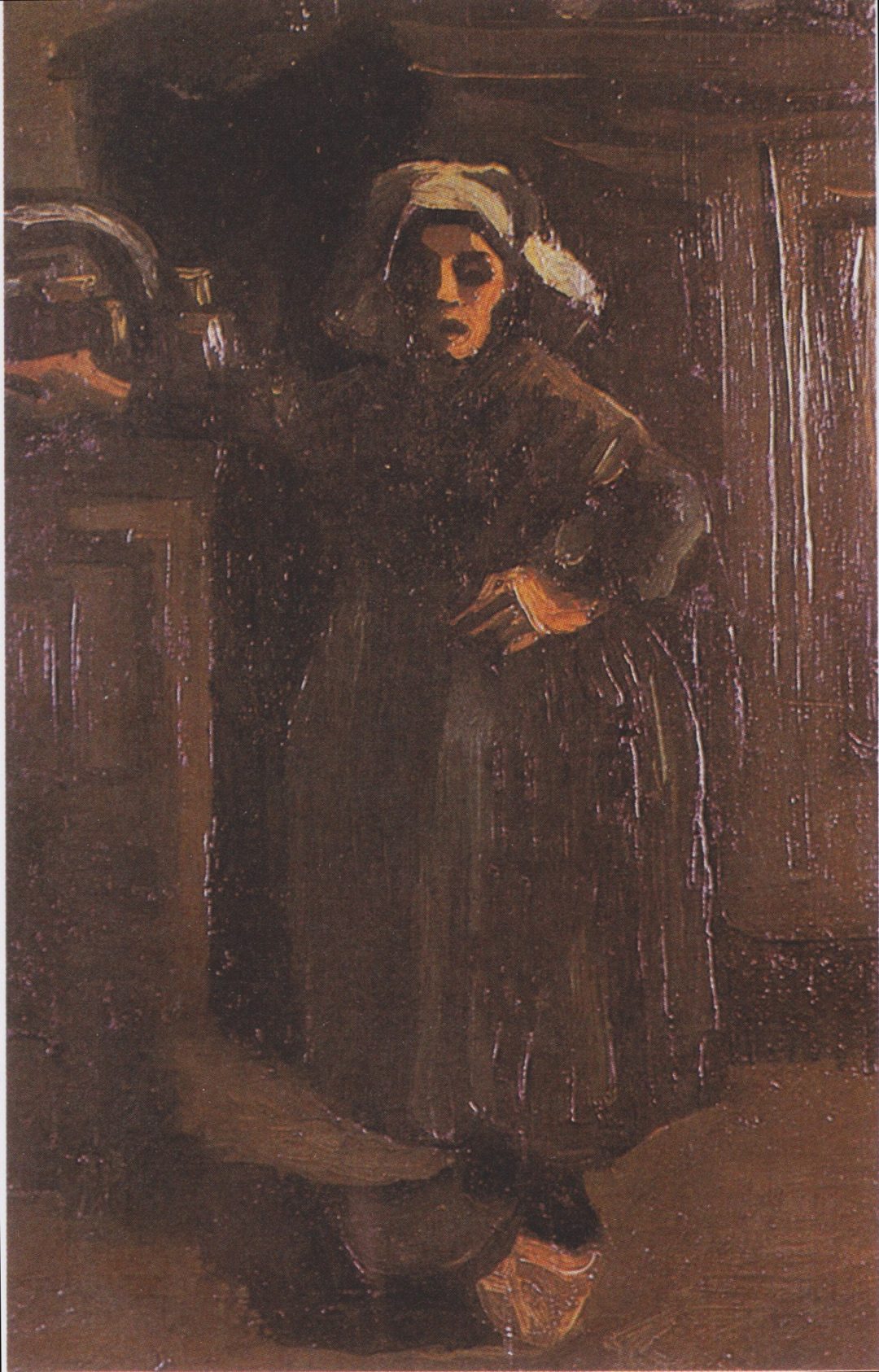 Campesina de pie en un interior, de Van Gogh (Nuenen, 1885)